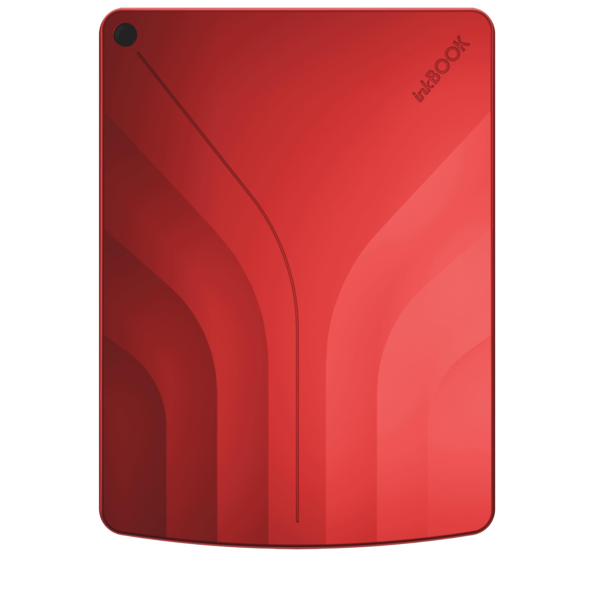 inkBOOK Focus Plus Rot – 7,8 Zoll E-Book Reader mit HD Display, Smartlight & Android | Unterstützt Skoobe, Onleihe, Nextory Apps | 32GB, Hörbücher via Bluetooth, USB-C, Werbefrei