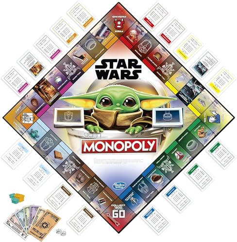 Monopoly: Star Wars The Child Edition Board Game for Families and Kids Ages 8 and Up, Featuring The Child, Who Fans Call Baby Yoda – Image 7