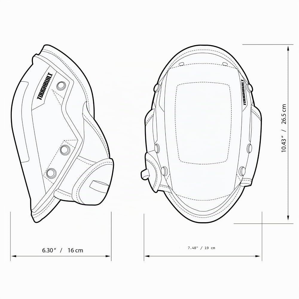 ToughBuilt Rodilleras FoamFit Que no dañan
