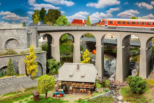 Faller FA120466 Kit viaduc 2 Voies courbé