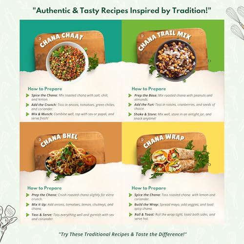 Image of MITHILA FOODS 250g Peri Peri Roasted Chana | Spicy Desi Chickpeas | Whole with Skin | Crunchy Vegan Gluten-Free High Protein SMART Snack | Authentic Bihari Bhuna Chana Snacks Fiery Peri Peri Flavor