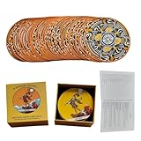 Vziguhk タロットカード - ガイドブック付きタロットカード - テーブルゲーム用カードデッキ,家族団らんの夜、休日の集会、フェスティバルイベント、社交の場、旅行、家庭、オフィス、休憩時間、キャンピング、ピクニックなど多様な場面で使用可能