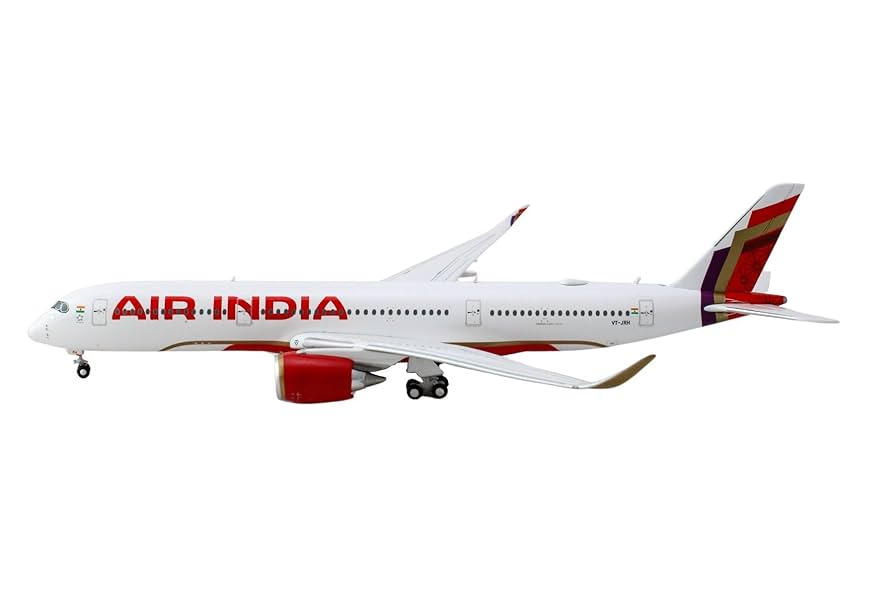 Amazon.com: GeminiJets GJAIC2254 Air India Airbus A350-900
