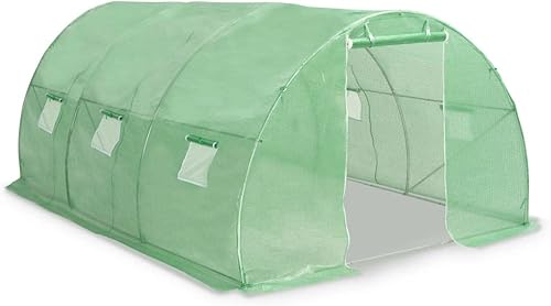 Miniatura 17 de vidaXL Invernadero, marco frío para jardín, patio, patio, césped, casa verde para cultivo de plantas, invernadero al aire libre