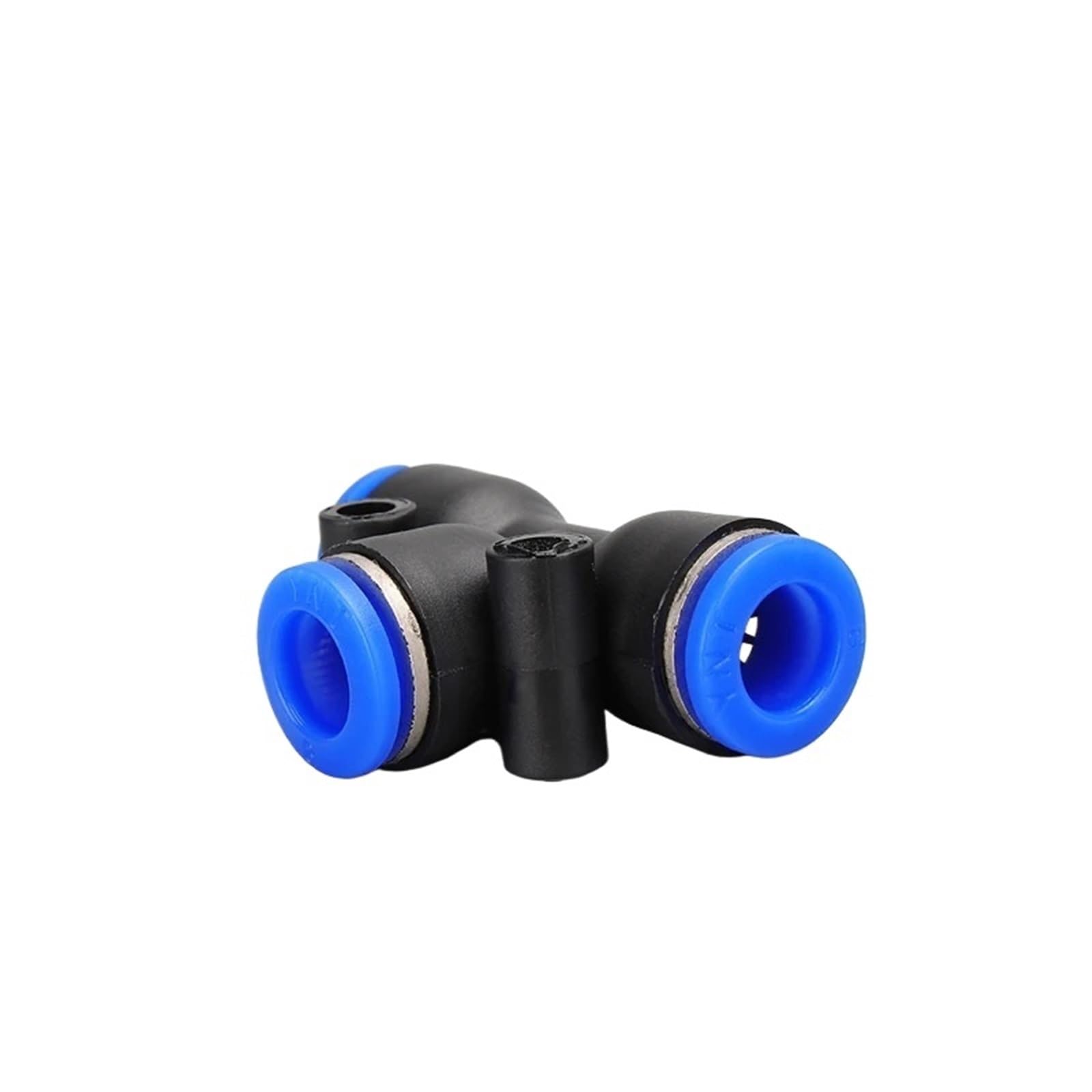 Connettori aria 4mm 8mm 10mm Raccordo pneumatico Attacco rapido Slip Lock Tee 3 vie Tubo in plastica Tubo flessibile dell'acqua Connettore tubo(8mm,20pcs)