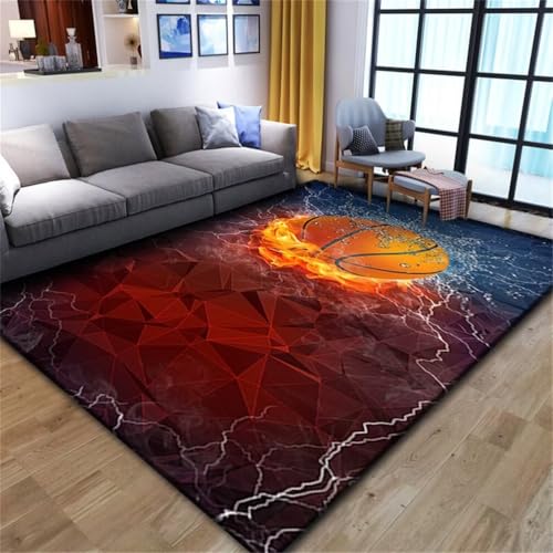 Tapis decoration chambre ado abstrait et résistant pour espace de jeu