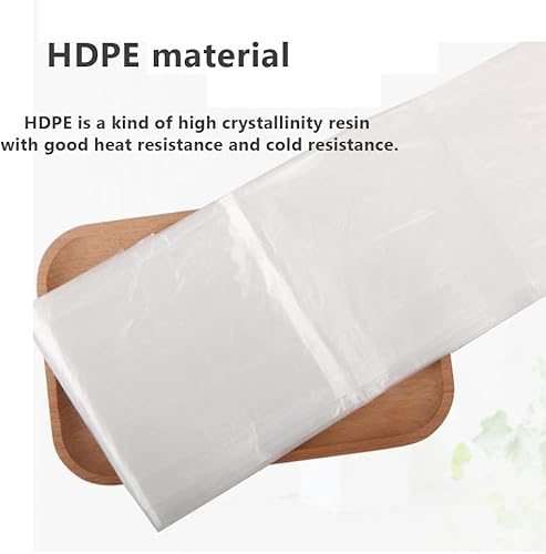 Miniatura 9 de Healcity 10 paquetes de forro desechable portátil para tina, bolsa de plástico grande para bañeras de salón, hogar y hotel (102 x 47 pulgadas)