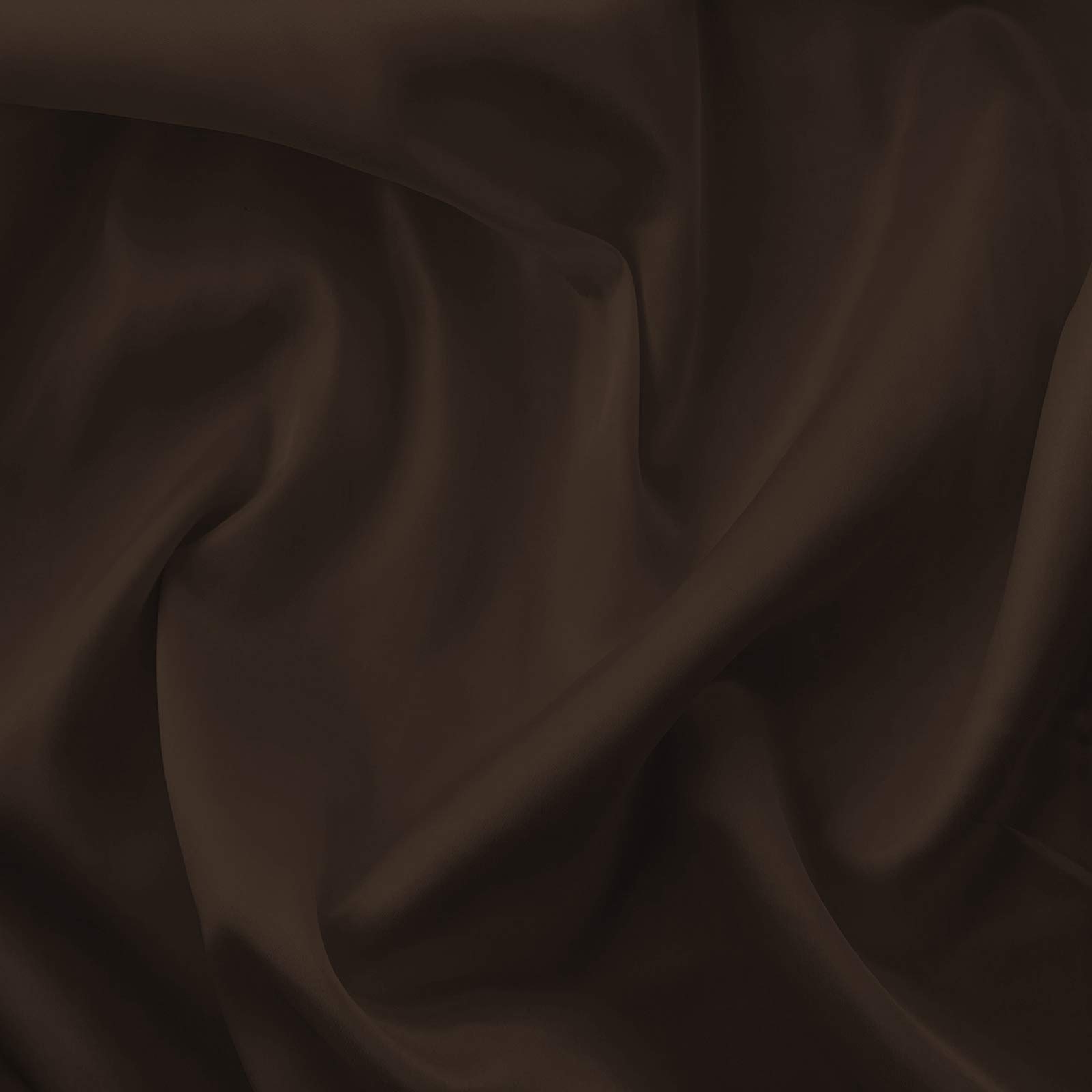 Discover Lifestyle & Fashion Fabrics Brown Silky Satin Liquid Fabric Plain Luxury Dress Craft Decoration Drape Dancewear Material 60" – 150Cm Wide | Sold Per Metre (Brown)