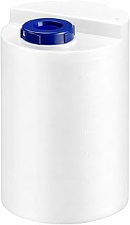 Lounsweer 16 Gallon (60l) Hdpe Chemical Storage Tank for Chemical Feeder & Dosing Systems, Thick-wall Polyethylene Solution Tank, Leak-Resistant Industrial Liquid Container
