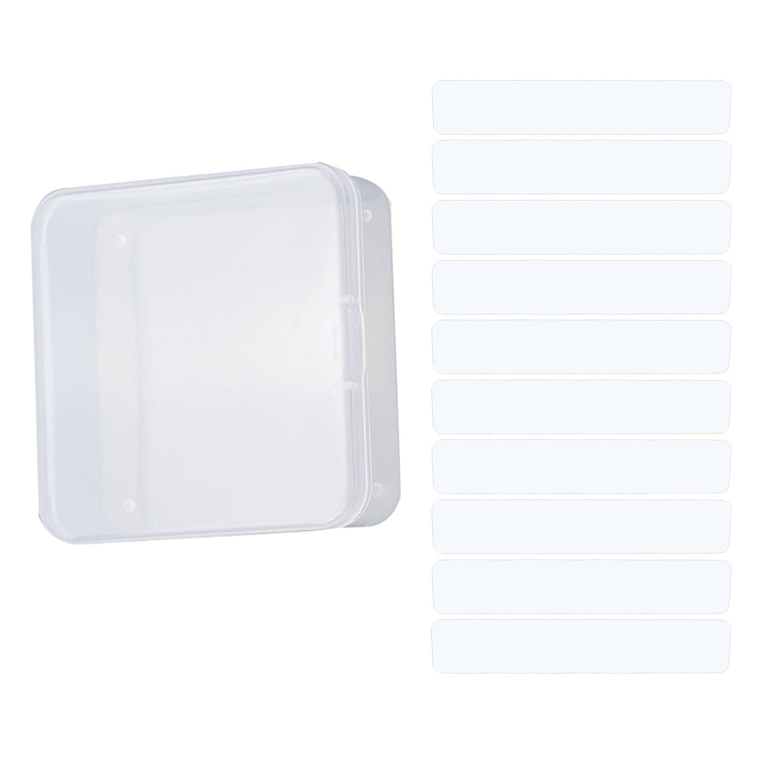 T.O.G. Nail Tip Storage Box with 10x Display Strip Cards PVC for False Nail Tips