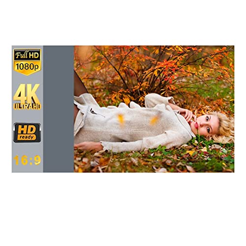 Écran de projection 16:9 de 84 pouces en tissu réfléchissant pour projecteur