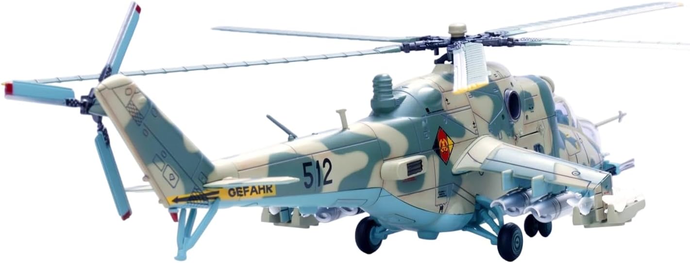 Panzerkampf 14005PG Mi-24P Helicopter Hind East German Air Force 1/72 Diecast Model New in Stock
