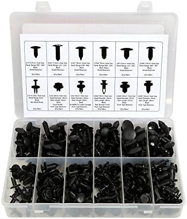 100 Pcs 9mm Push Type Retainers Bumper Retainer Clips  Hole For Toyota Lexus - Foto 2