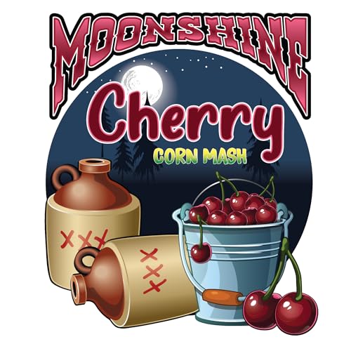 tapcraft  complete cherry moonshine mash recipe kit  diy cherry moonshine making at home  perfect gifts for him amp her  make your own moonshine  homemade alcohol kit