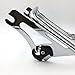 HTTMT MT502-005- Chrome Two-UP Air Wing Luggage Rack Mounting Compatible with Harley Davidson Touring '09-'16 Street Glide FLHX Road King FLHR Electra Glide FLHT Road Glide FLTR