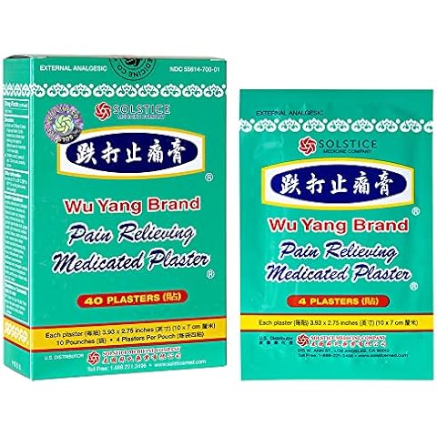 Wu Yang Pain Relieving Medicated Plaster External Analgesic by Solstice Medicine Company Cover