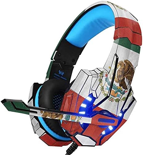 Skinit Decal Skin Compatible with BENGOO G9000 Gaming Headset - Skinit Originally Designed Mexico Flag Distressed Design