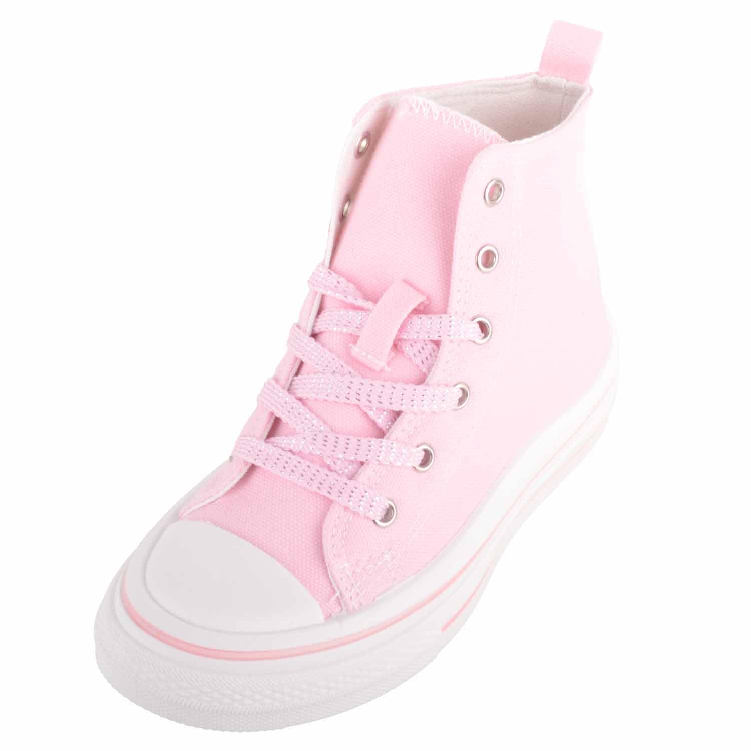Scarpe da ginnastica bambino PLAYFUL FAST strap e lacci elastici azzurro-rosa
