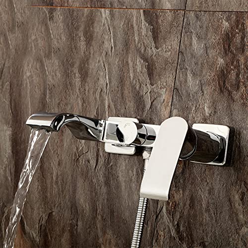 Robinet de Bain Mural Anti-Eclaboussures à Commande Cascade Unique - 3