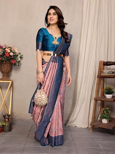 Image of Avantika Fashion Women's Kanjivaram Style Soft Silk Banarasi Sarees With Blouse Piece For Women