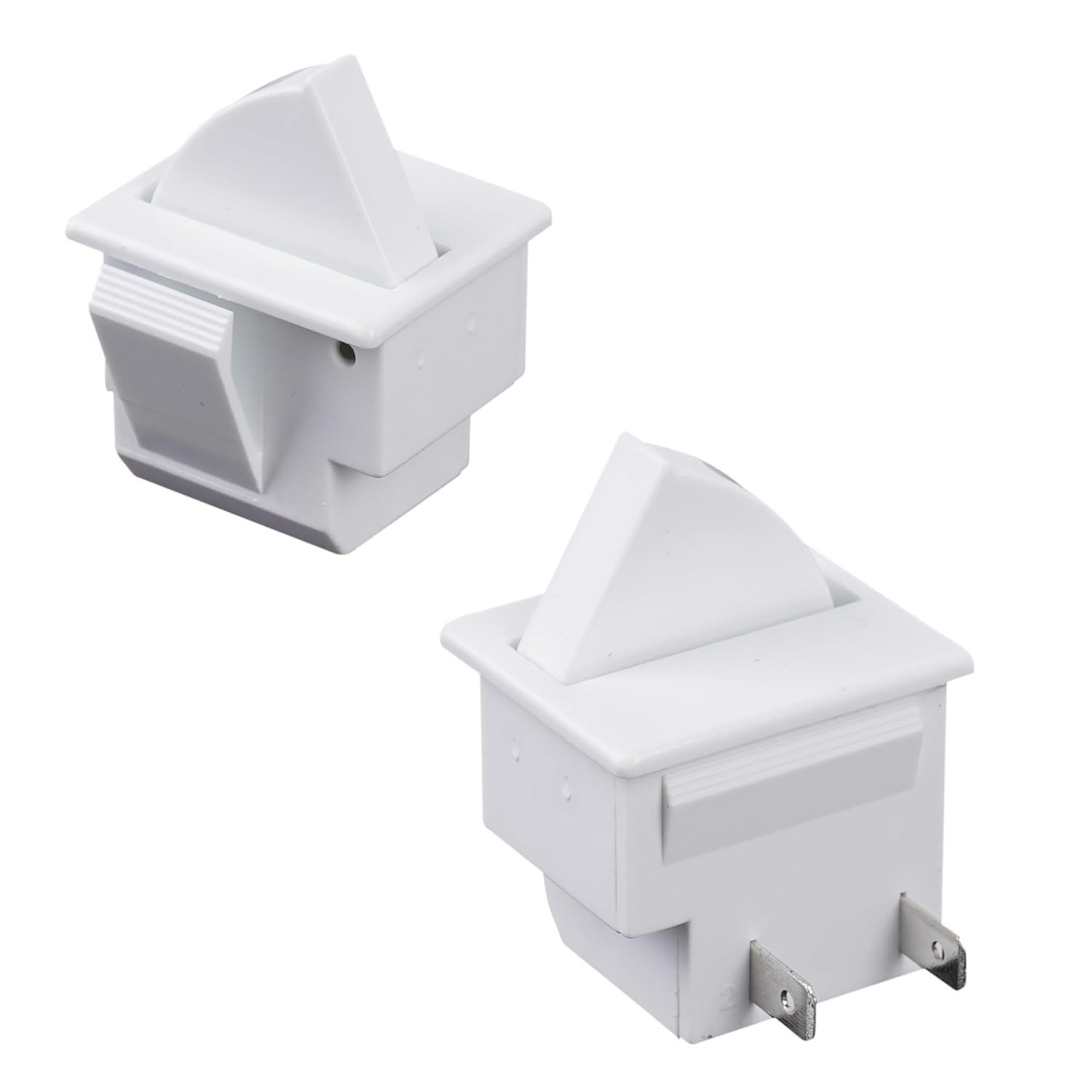 Refrigerator Door Light Switch 2 Feet for GE Whirlpool, Maytag, Admiral, Amana ((2PCS)