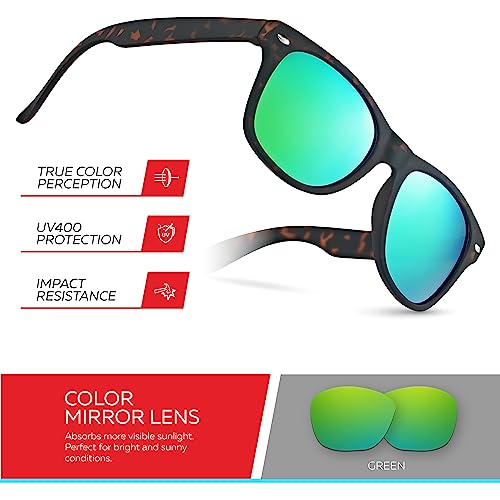 Image of Retro Rewind Kids Sunglasses for Boys Girls Age 3-12 - Shatterproof UV400 Toddler Children Sun Glasses
