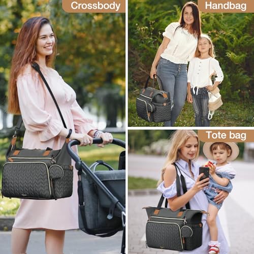Image of Diaper Bag Tote, Large Baby Hospital Bag for Labor Delivery Mom