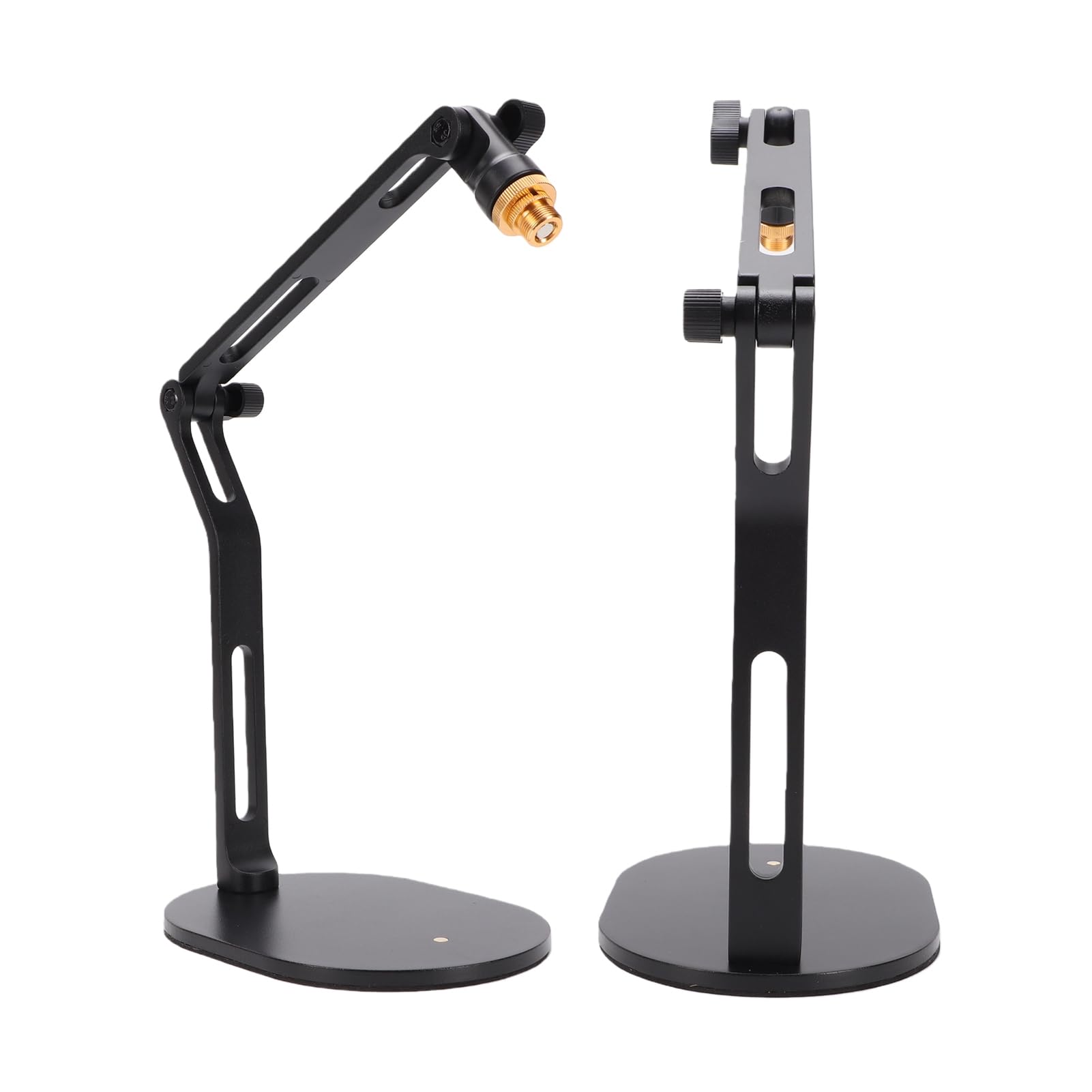 Supporto Microfono da Scrivania Regolabile, Supporto per Streaming Live, Altezza 30 Cm for Trasmissioni in Diretta