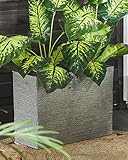 Zoom IMG-1 beliani vaso di fiori rettangolare Zoom IMG-1 beliani vaso di fiori rettangolare