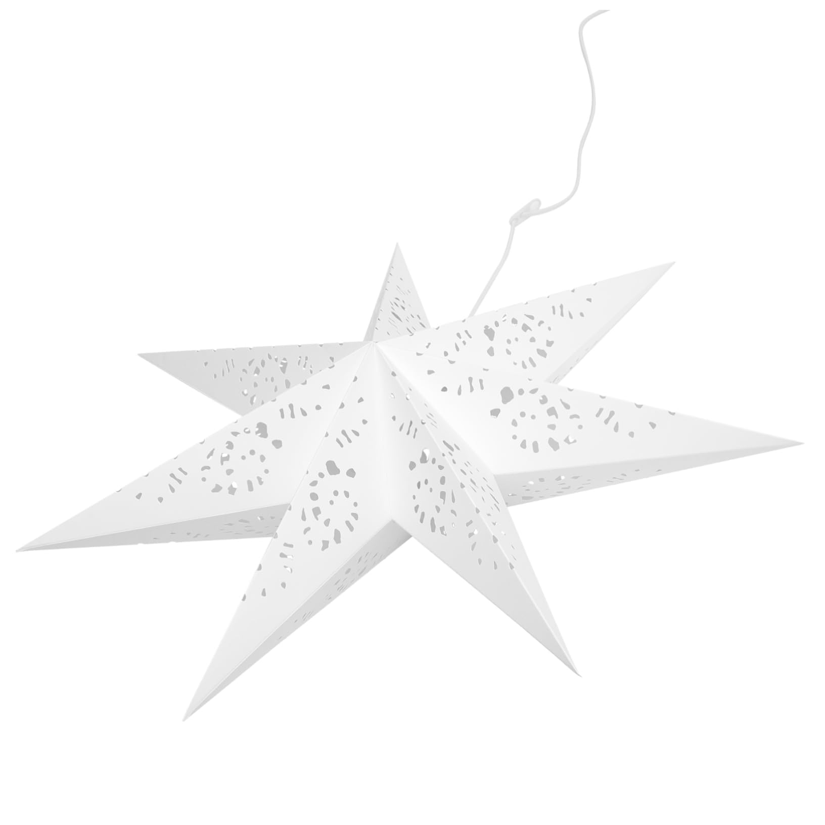 Lampe Étoile Papier pour Décoration Fenêtre Salon Mariage et Ambiance de Noël