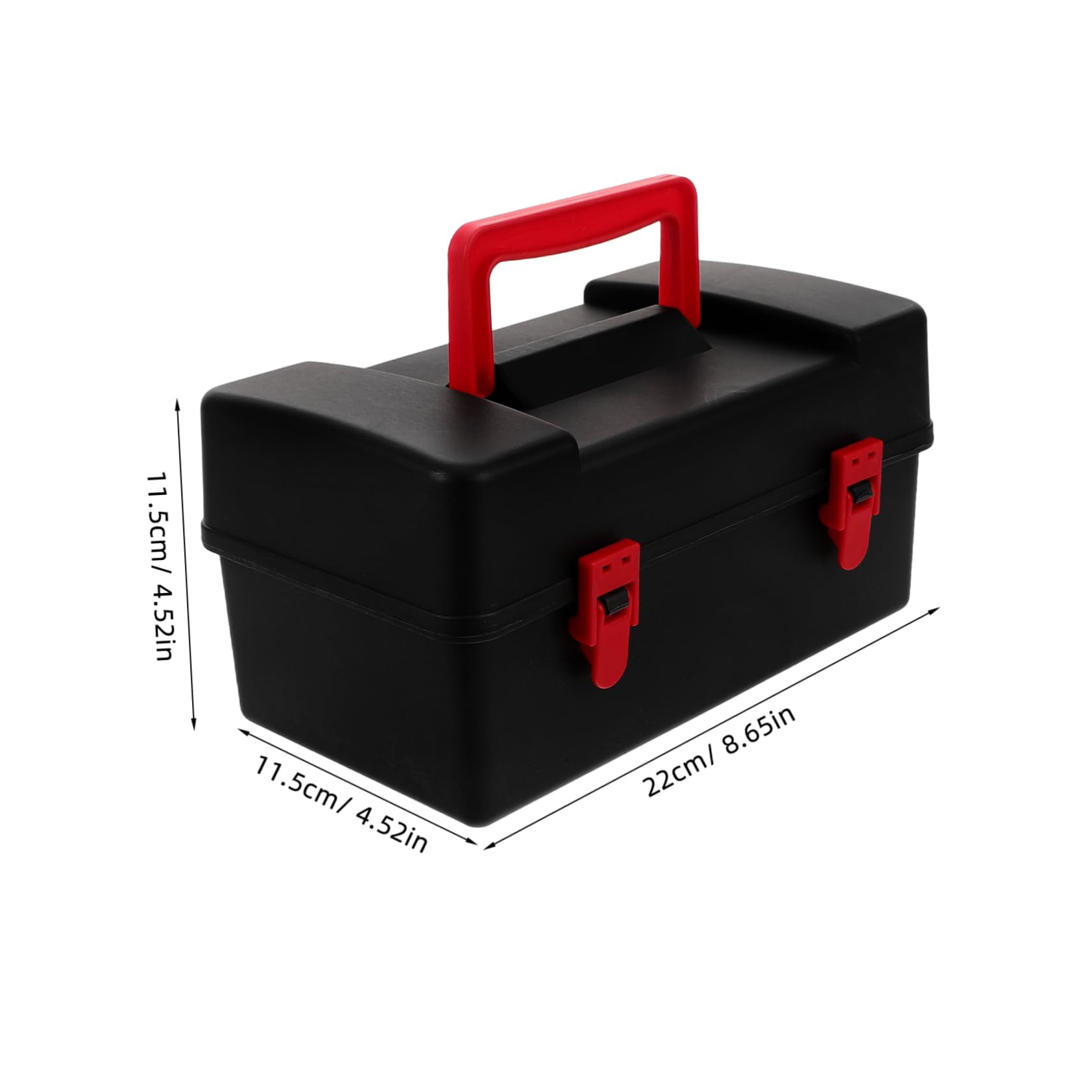 Custodia Portatile Per Trottole E Giroscopi - Organizer In Plastica Nera Con Scomparti, Per Bambini