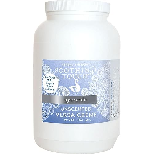 Soothing Touch Crema Versa sin perfume, respiración mejorada de la piel para cara y cuerpo, máxima humedad, reparación, rejuvenecimiento, no grasa,