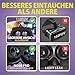 DESTEK V5 VR Brille Handy, Augenschutz 3D Handy Brille 110° FOV HD Anti-Blau Linsen VR Headset für iPhone Samsung Android 4,7-6,8 Zoll,Schwarz