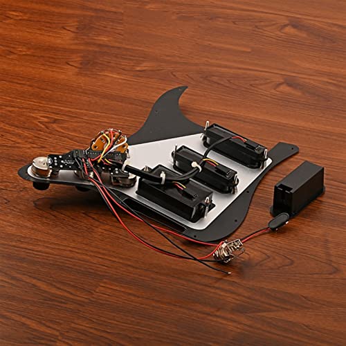 Pickguard chargé micros Pick-up Humbucking Chargé Pickguard-black, Ssh Kit De Ramassage De Guitare - Les Beatles, Paul McCartney, John Lennon, RIngo Starr, George Harrison Pickguard chargé micros Pick-up Humbucking Chargé Pickguard-black, Ssh Kit De Ramassage De Guitare – Image 8