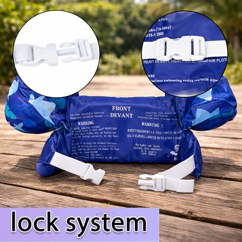 Image of Koochie-Koo Swimming Jacket for Kids Adjustable Swim Vest for Toddlers & Children Buoyancy Support Float Suit with Safety Buckle UV Protection Swim Trainer for Boys & Girls 2-6 Years 10-25KG