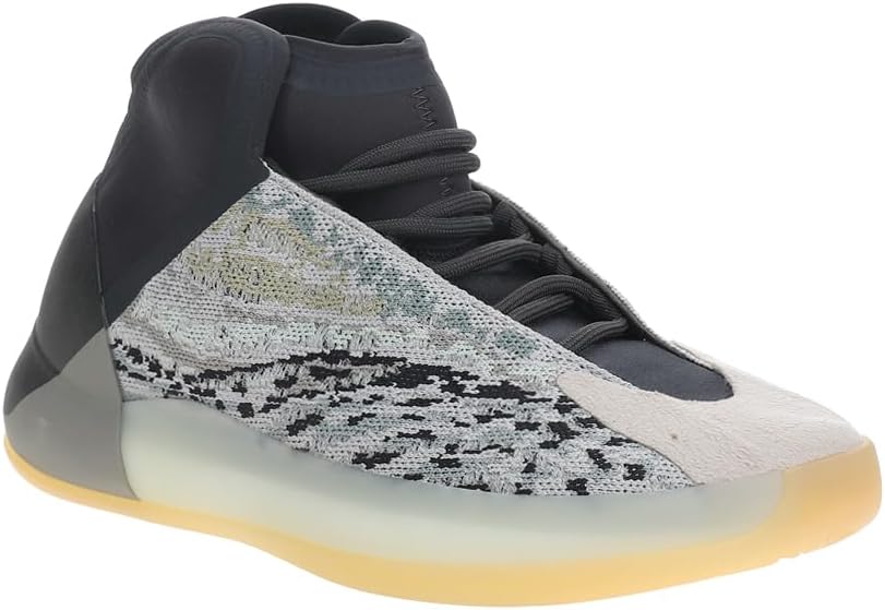 adidas Mens Yeezy Quantum Lace Up Basketball Sneakers Shoes Casual - Grey