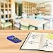 Emraw Pocket Size Calculator 8 Digit, Dual Power, Large LCD Display, School Student Desktop Accounting Office Calculators (Pack of 5) Colors May Vary