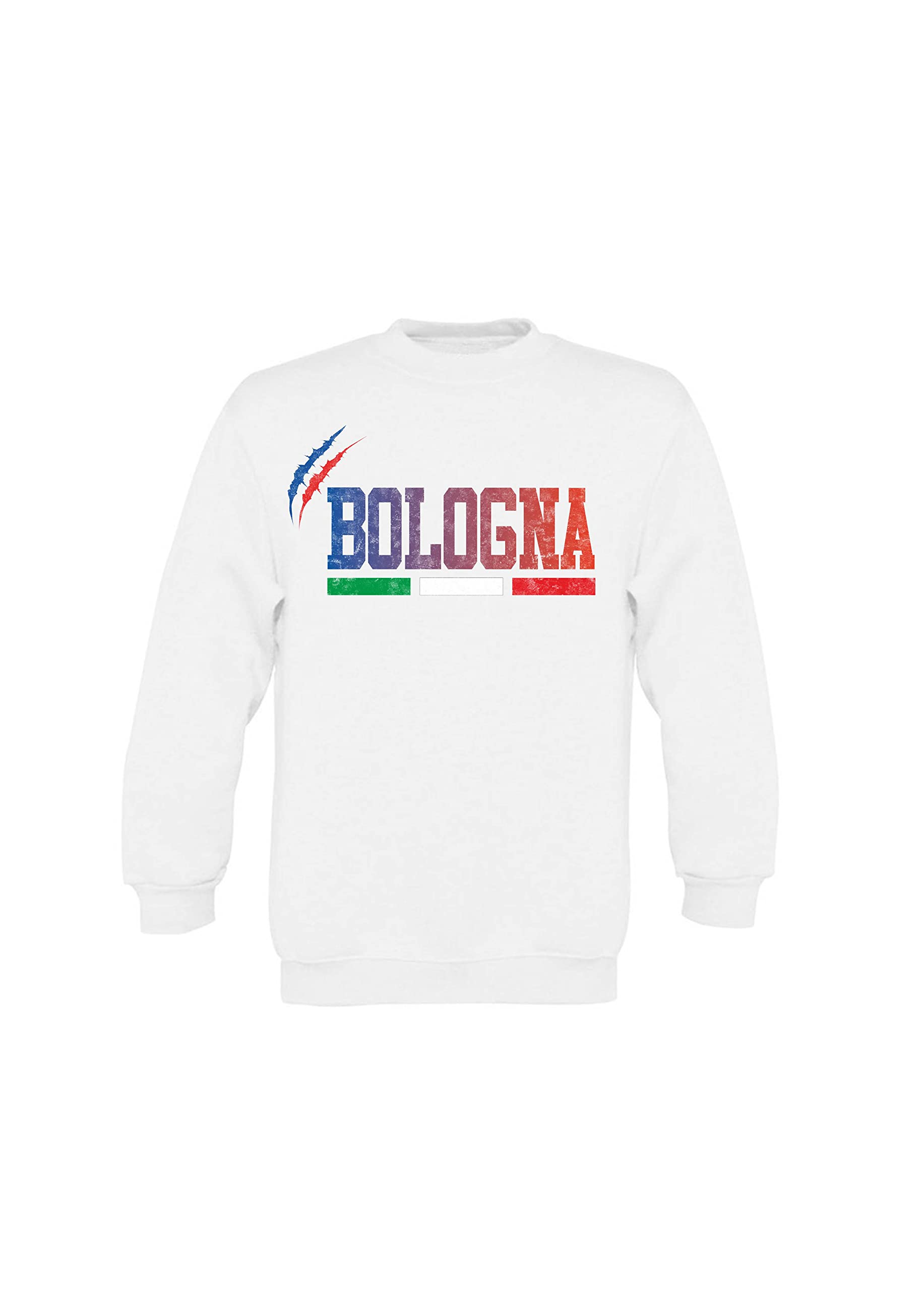 Social Crazy Felpa Uomo Girocollo Basic Top qualità Top vestibilità