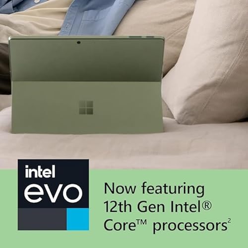 Microsoft Surface Pro 9, i5, 8 GB de RAM, 256 GB SSD, Win 11 Home, Tableta 2 en 1 de 13 Pulgadas, Color Verde Bosque, con Plataforma Intel EVO