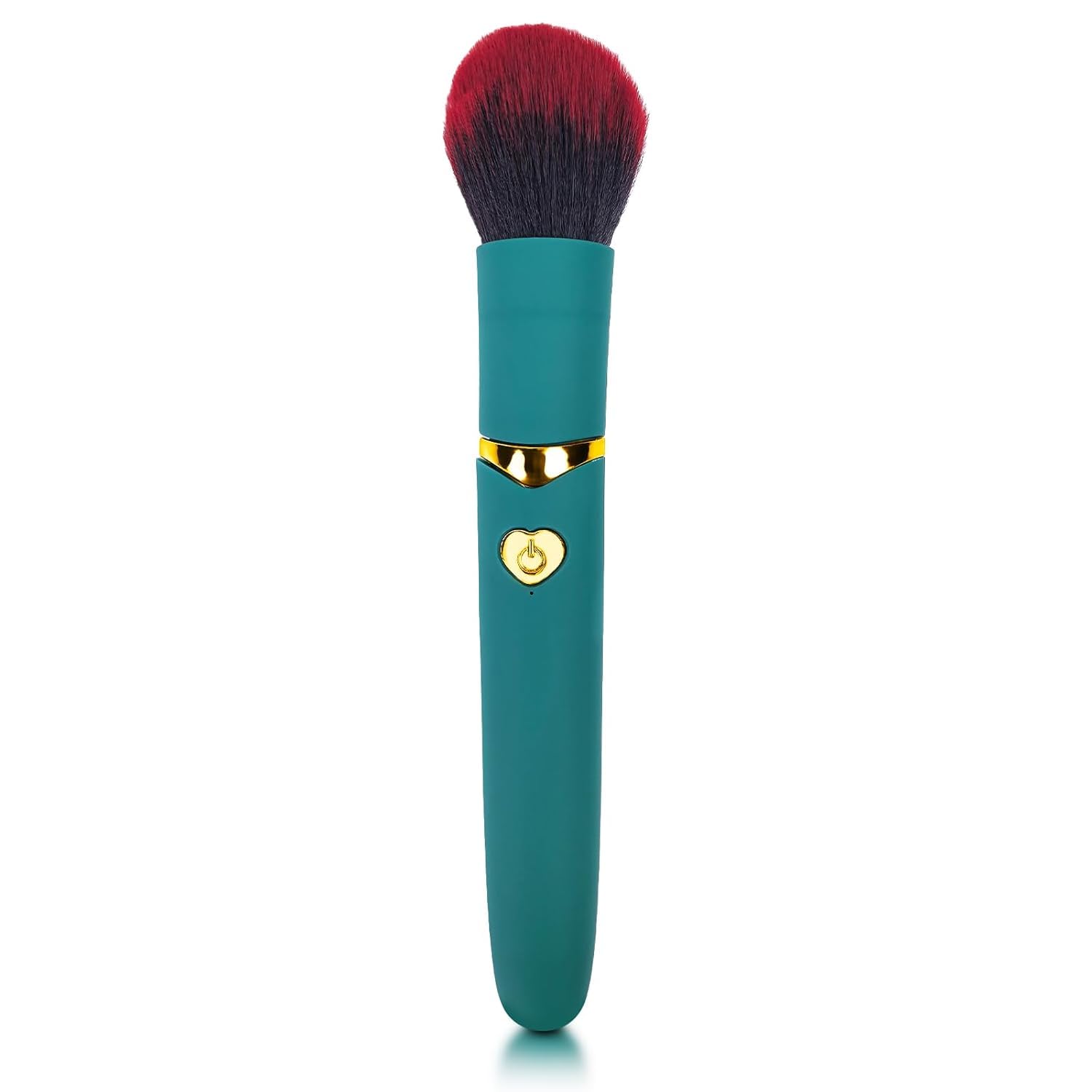 Electric Vibrating Makeup Brush, 10 Speed USB Rechargeable Foundation Blender & Face Massager, Soft Synthetic Bristles Powder Blush Applicator-image-12