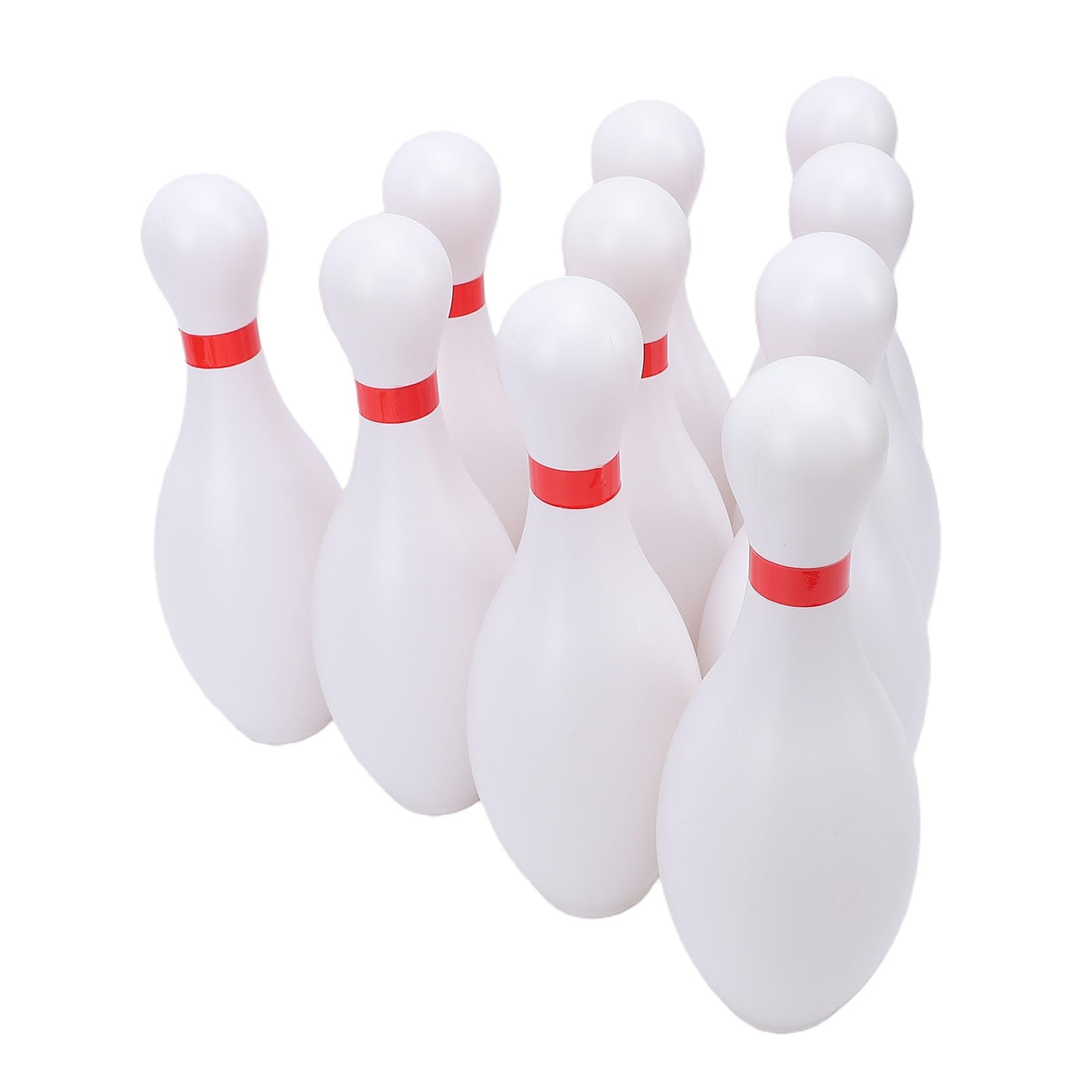 Bowling-Set, Langlebige Kunststoff-Bowling-Pins, Leichte Bälle, für Drinnen und Draußen, Familienspiel