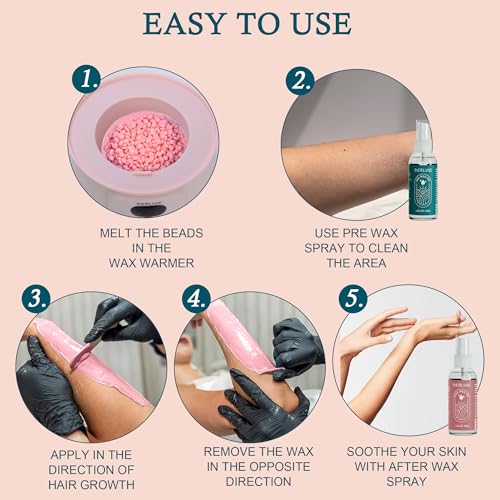Everluxe Waxing Kit Wax Warmer For Hair Removal With Silicone Wax Warmer Liner thumb #8