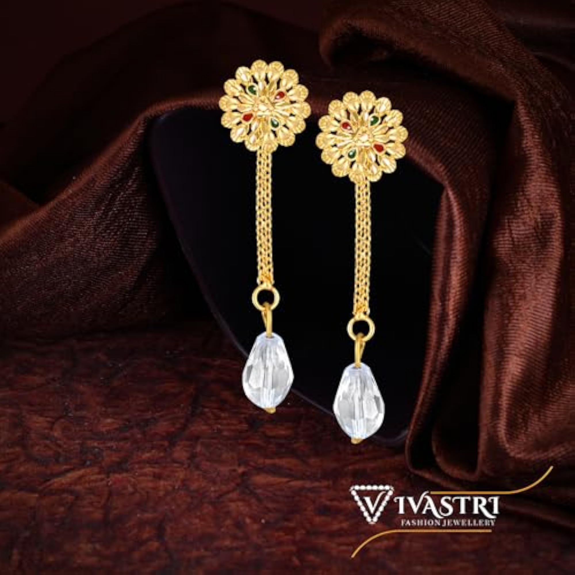 Premium CZ Stone Studded Removable Earring Combo Set