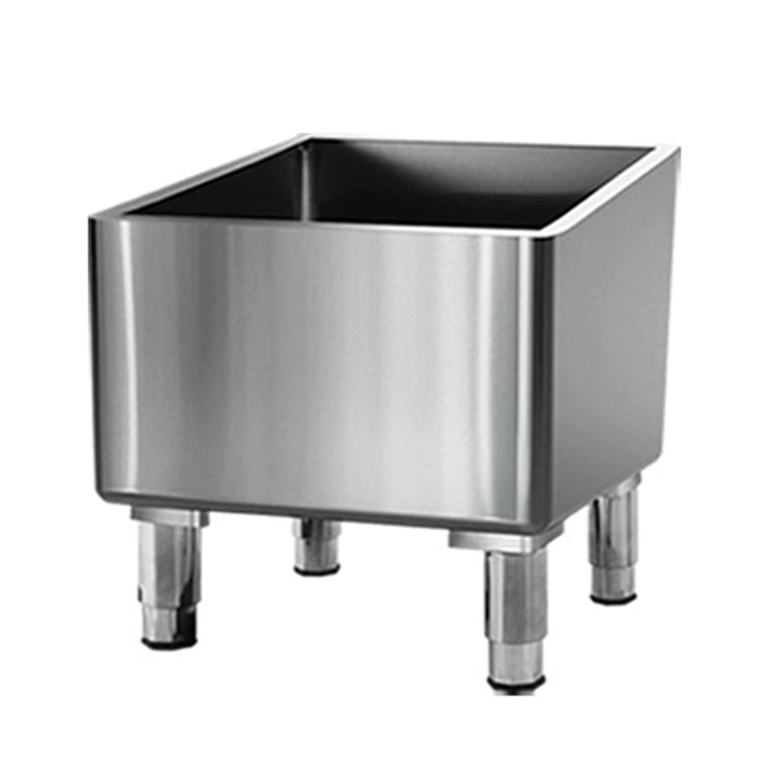 HMOROVEX 15.7-39.3In Commercial Floor Mop Sink Stainless Steel Utility Sink Mop Cleaning Sinks Vertical Industrial Sewage Tank for Outdoor Kitchen,Laundry Room, Garage,Balconies,Silver,60 * 41 * 55cm