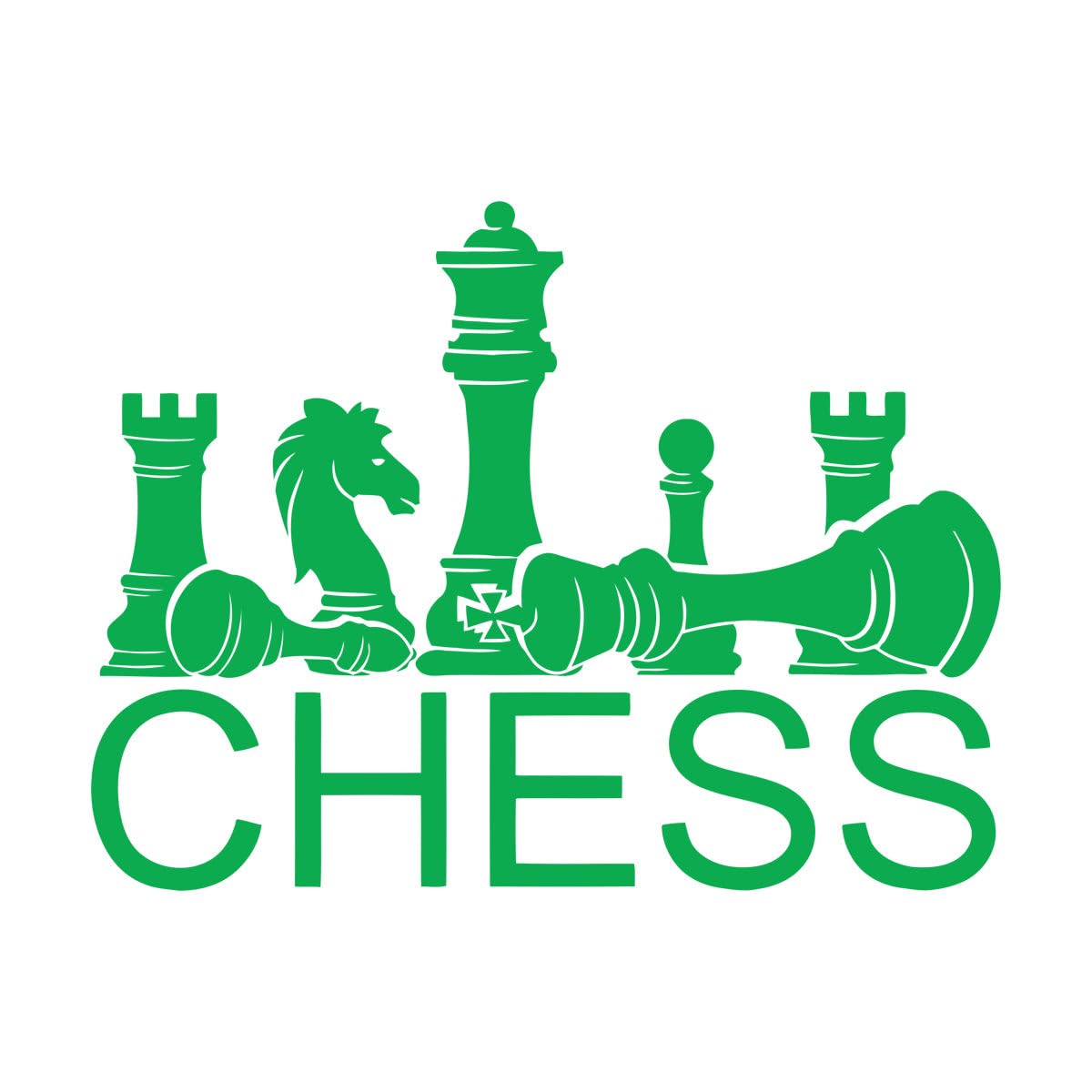 Chess Vinyl Wall Decal Chessplayer Club School Decor Stickers Mural Home Decoration Living Room Wall Tattoo Wallpapers Small - 32x42cm — image 1