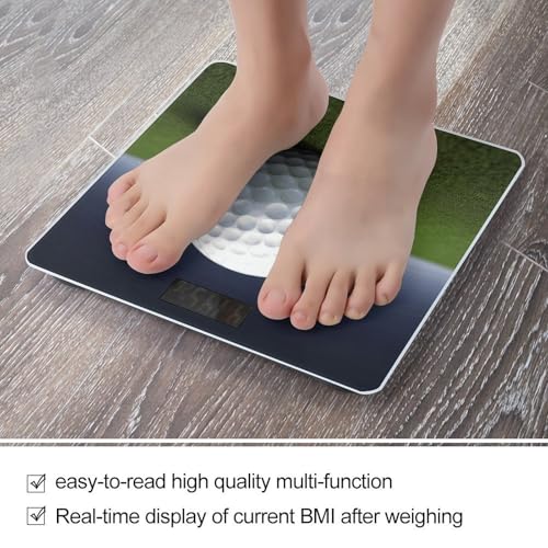 Báscula de baño digital con LCD y vidrio templado miniatura 5