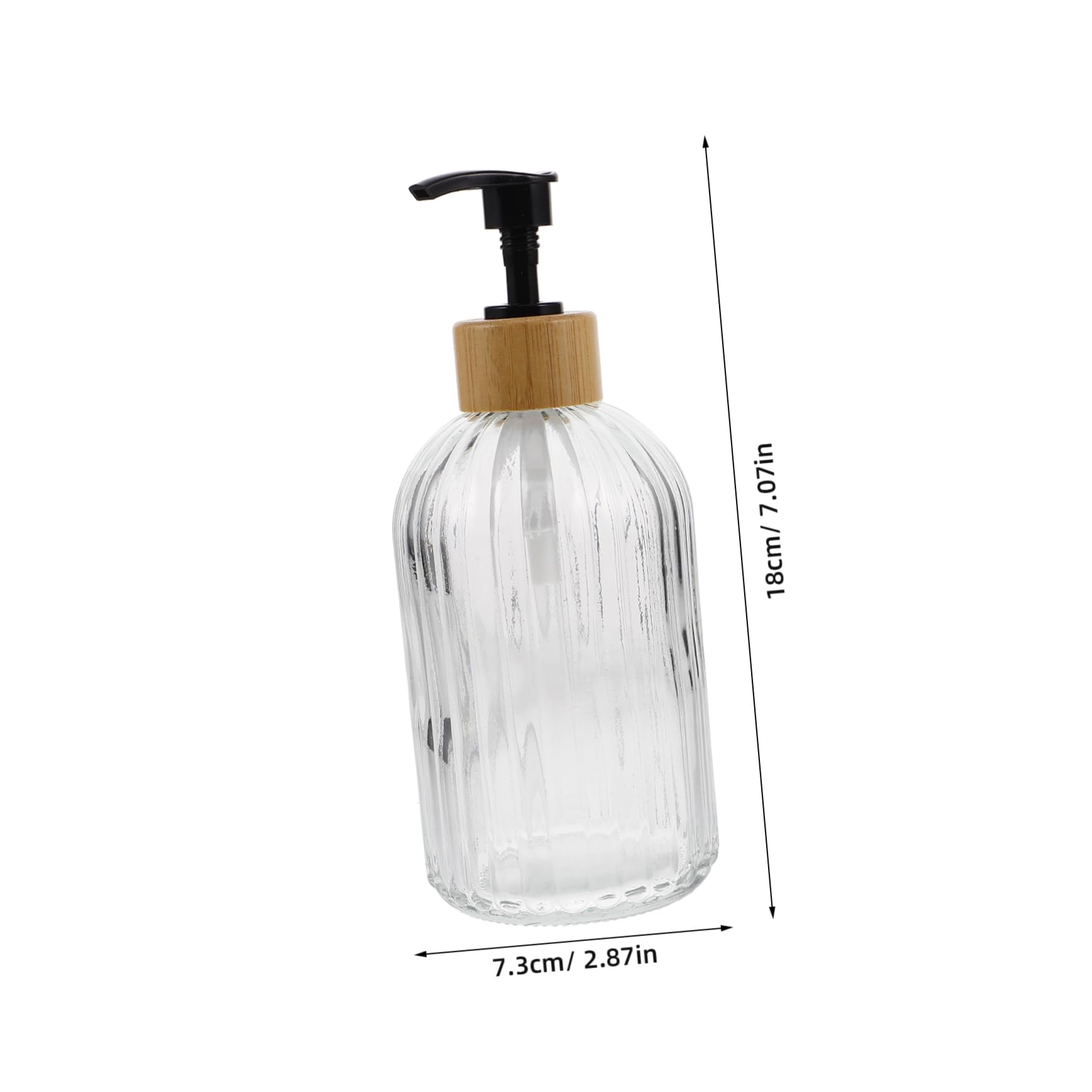 SOLUSTRE Hand Soap Dispenser for Kitchen Sink Farmhouse Soap Dispenser Kitchen Empty Press Pump Bottle
