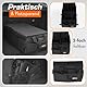 Upgrade4cars Premium Kofferraum Organizer mit Deckel & Klett | Kofferraumtasche Groß, Faltbar & rutschfest für Einkauf, Urlaub, Ordnung | Universal XXL Falt-Box Auto-Zubehör Gadget