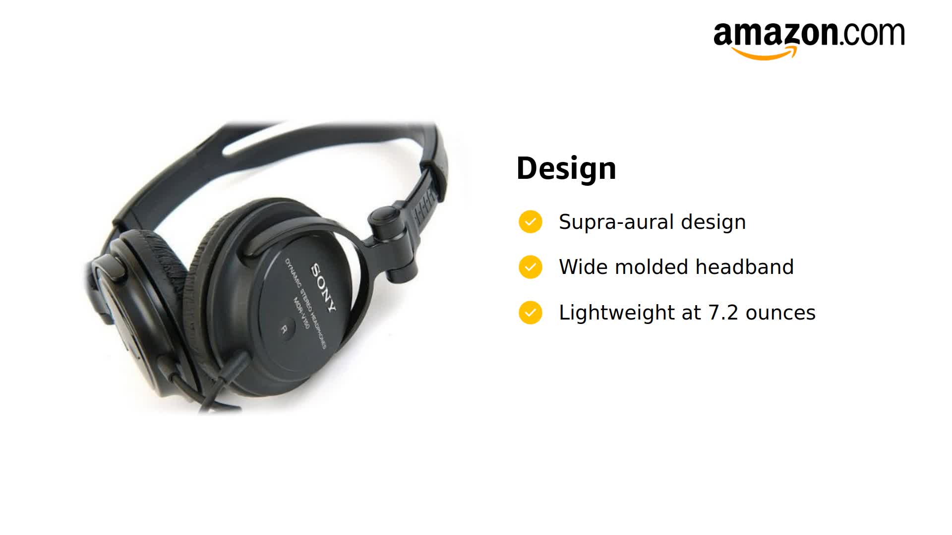 Amazon.com: Sony MDR-V150 Monitor Series Headphones : Electronics