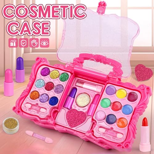 Coffret de maquillage lavable pour petite fille avec formule douce à l'eau